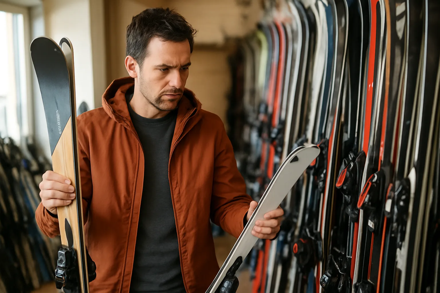 Alquilar o comprar esquís según la frecuencia de uso: guía práctica para decidir