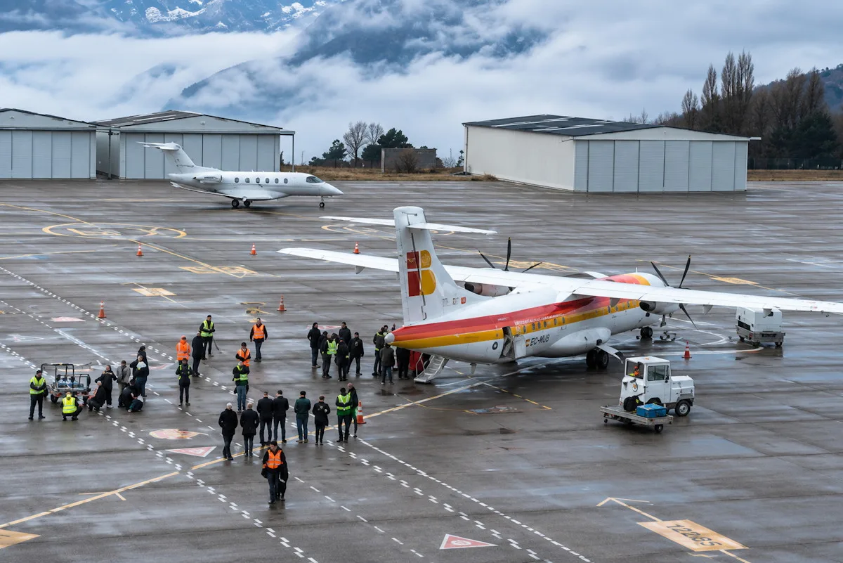 El aeropuerto Andorra-La Seu registra 1.063 operaciones, su máximo histórico en julio