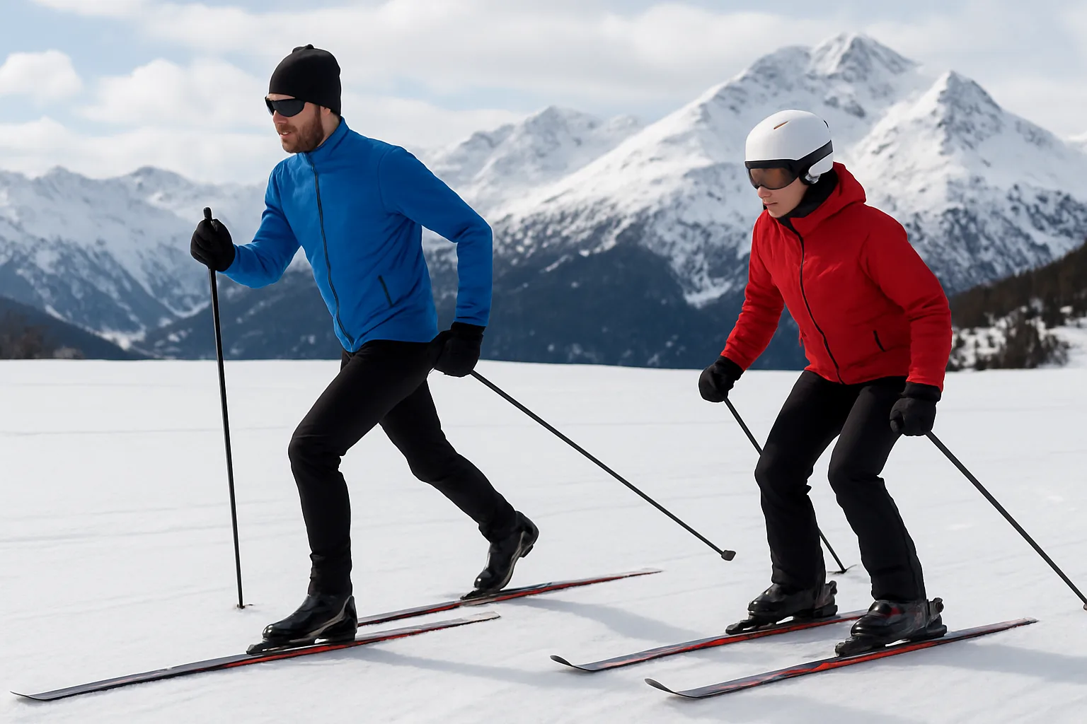 Esquí de fondo y esquí alpino: diferencias clave, equipo necesario y criterios para elegir