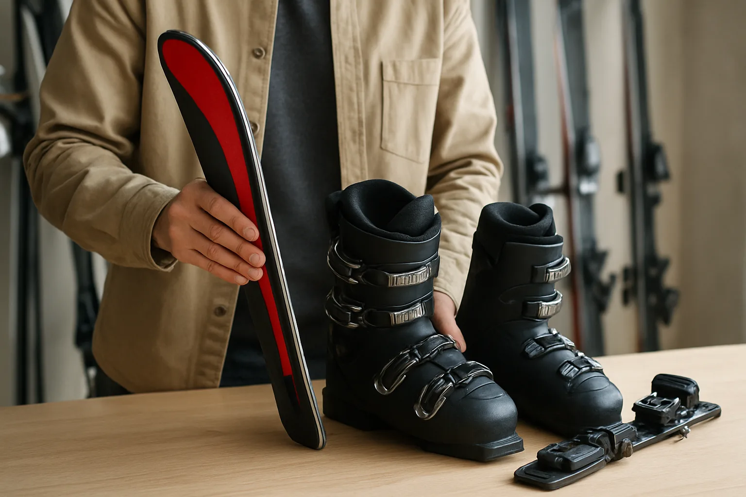 Esquís, botas y fijaciones: guía práctica para elegir tu primer equipo de esquí