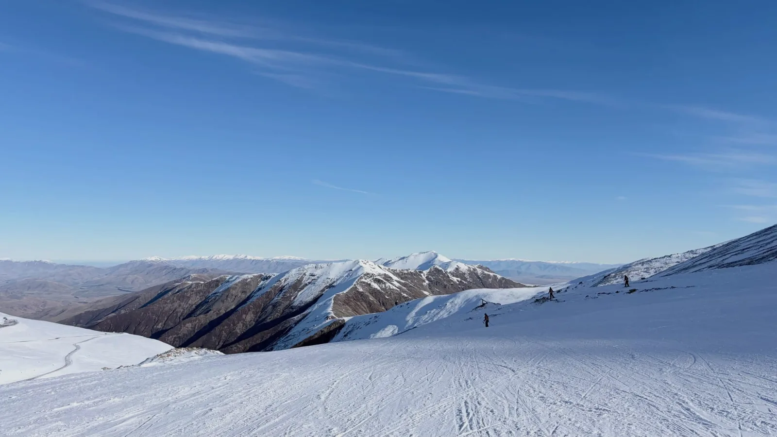 Estado actual de la nieve en el hemisferio sur con algunas estaciones en cierre