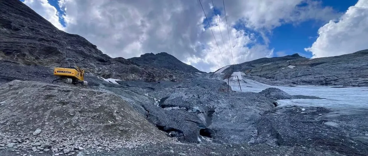 Laax retira provisionalmente uno de sus telesquís por el retroceso del glaciar Vorab