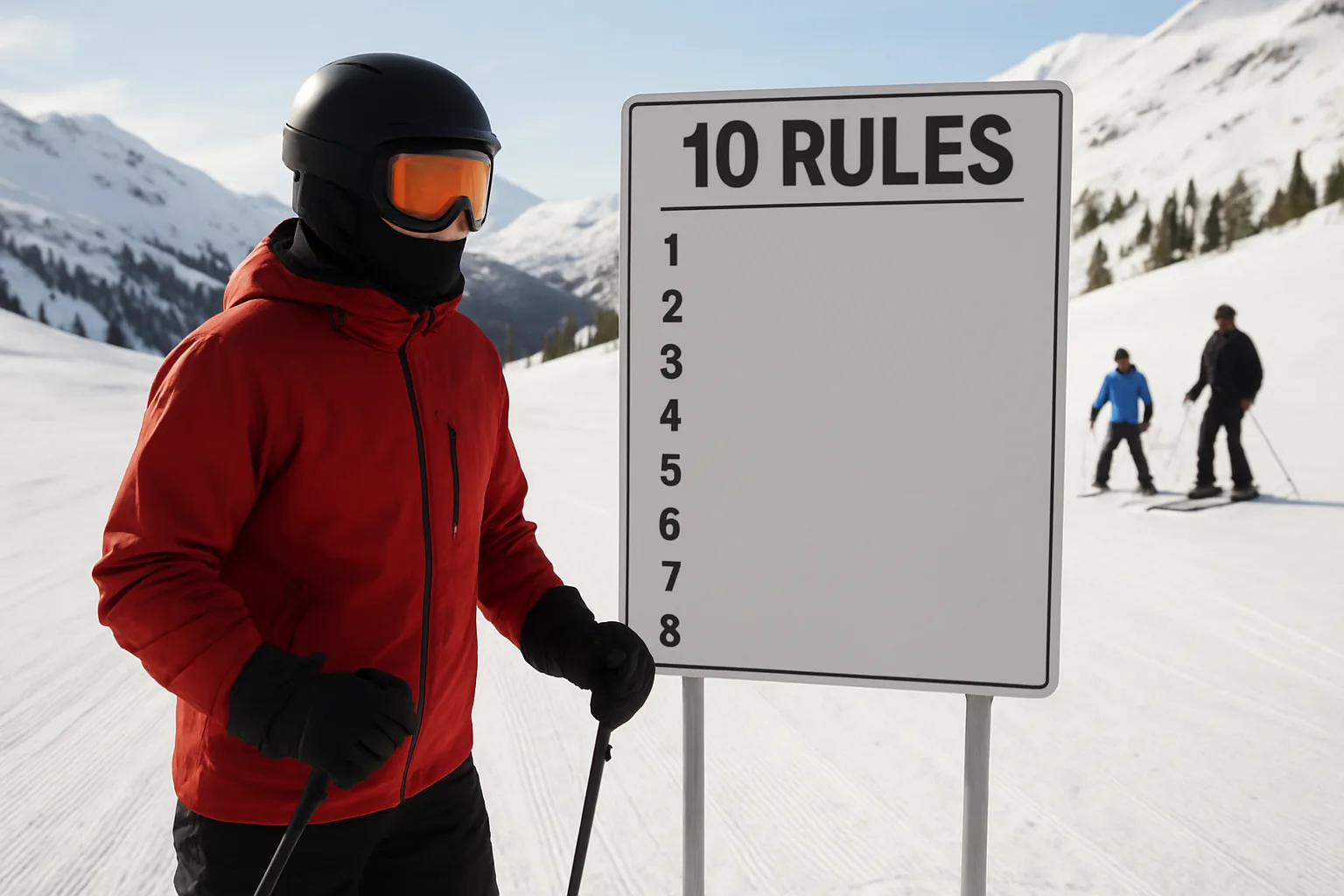 Las 10 reglas de conducta en pista de la FIS que todo esquiador debe conocer