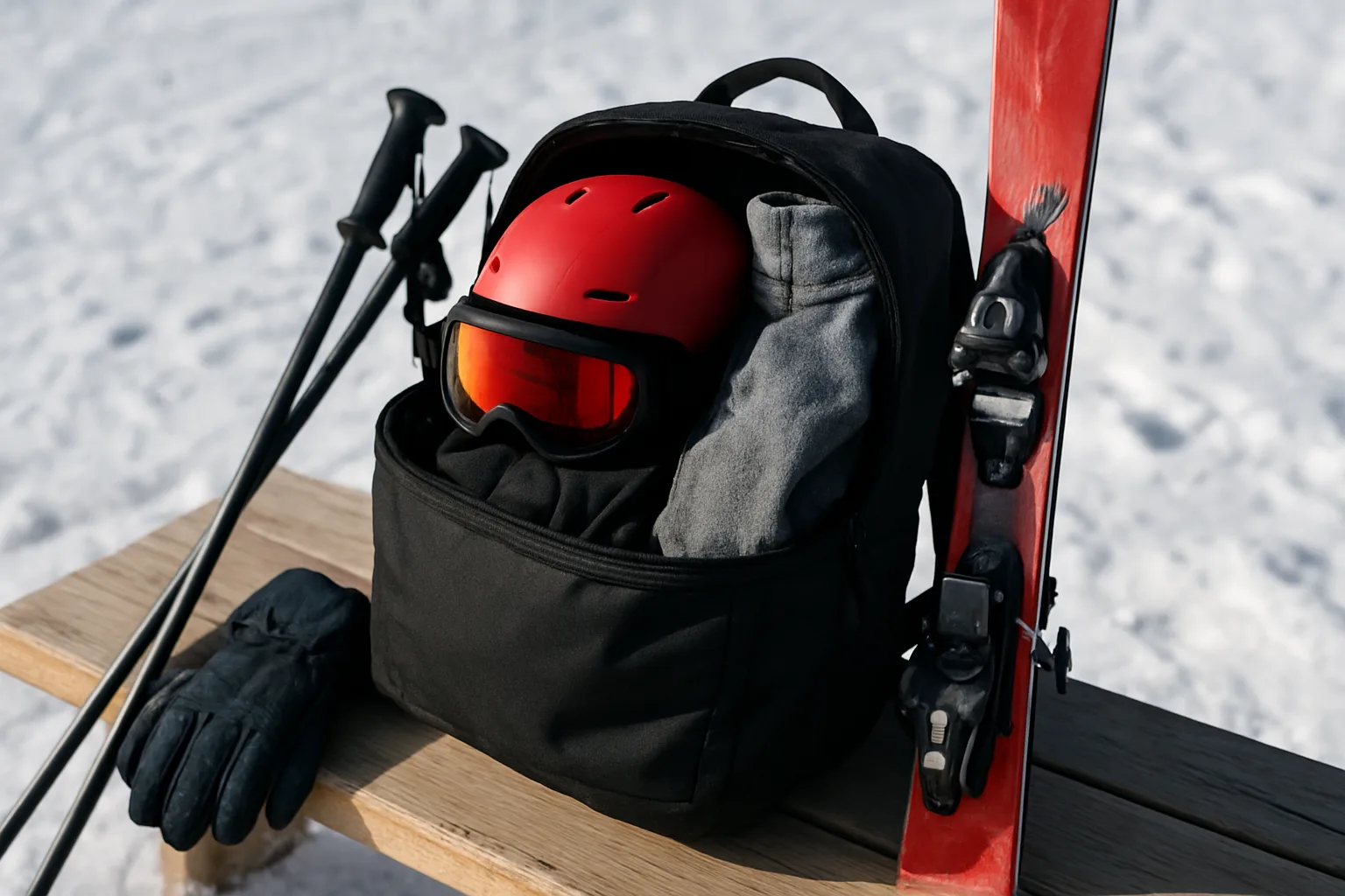 Qué llevar en la mochila para un día completo de esquí en pista y fuera de pista
