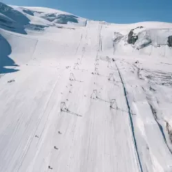 Suspenden el esquí de verano en el glaciar del Teodulo desde el 1 de agosto