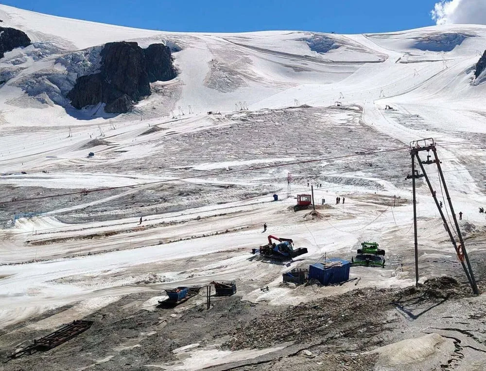 Zermatt suspende el esquí de verano en el glaciar de Theodul por las altas temperaturas